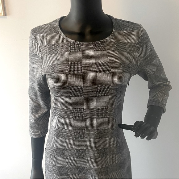 Twik grey gingham mini dress - Picture 1 of 5